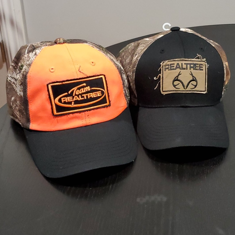 Realtree Hats Set of 2 Brand New (Canon & Orange)